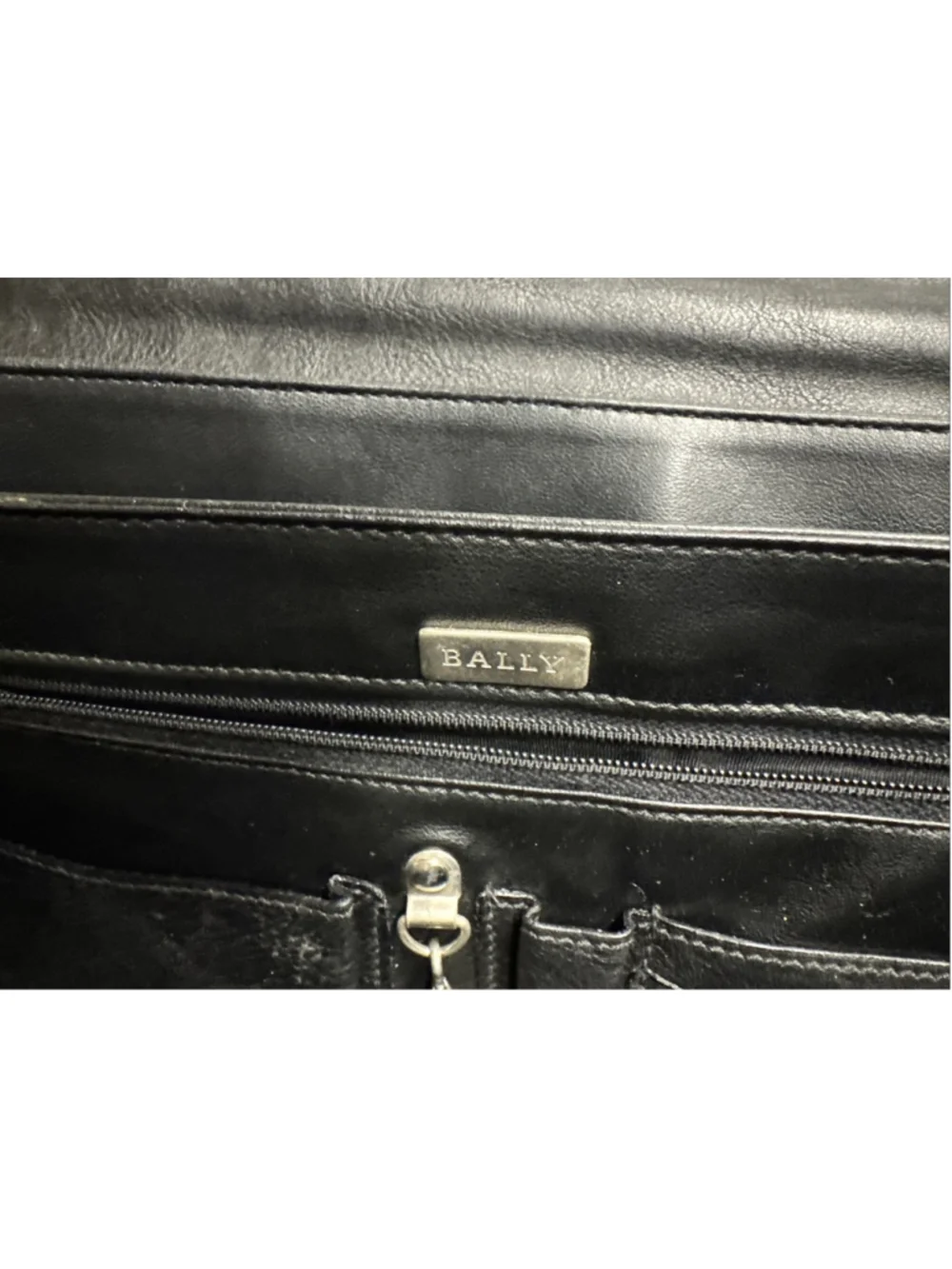 Bally Black Leather Satchel